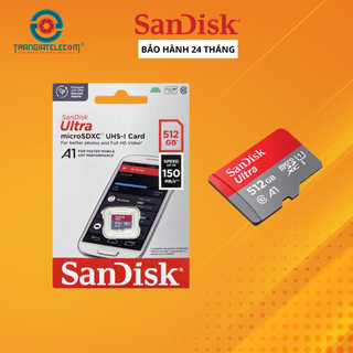 Thẻ Nhớ MicroSD SanDisk 512GB Ultra A1 150MB/s - TRANGIATELECOM