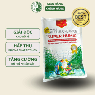Phân bón super humic leonardite giải độc bộ rễ, giúp cây hấp thụ tốt dinh dưỡng_kieu farm