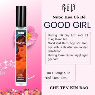 (Mua 3 tặng 1) Nước Hoa Vùng Kín / Nước Hoa Cô Bé Quyến Rũ Thơm Lâu Chai Xịt 10ml