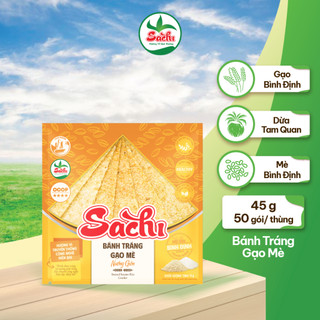 Bánh Tráng Gạo Mè Nướng Sẵn SACHI  75 Gram