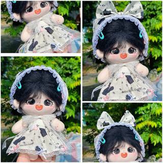 Outfit for doll 20cm.set váy cho doll. váy mèo dạo chơi