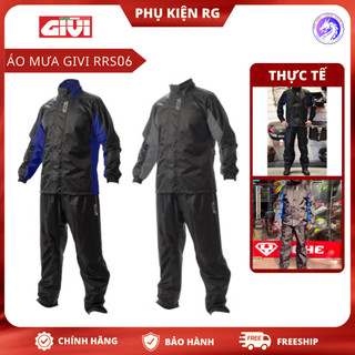 Bộ quần áo mưa Givi RRS06 hàng chính hãng chống thấm nước cực tốt bền màu bảo hành 2 năm