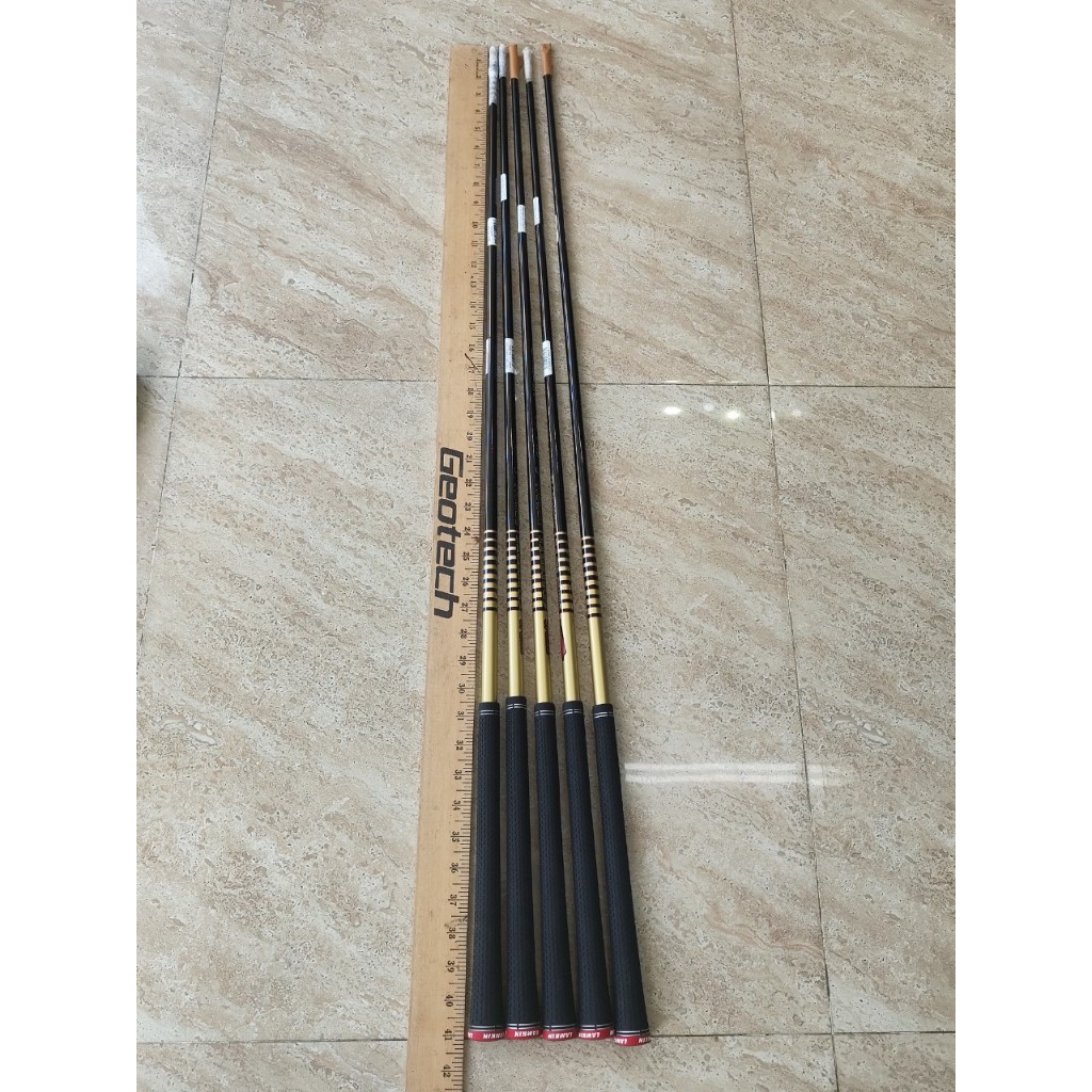 Shaft Golf Cán gậy cũ Driver 5 Wood Tour AD CQ-6 Flex S Demo Đen vàng - 2nd - Secondhand -6487