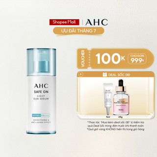 Tinh chất chống nắng cấp ẩm - ahc safe on light sun serum 40ml