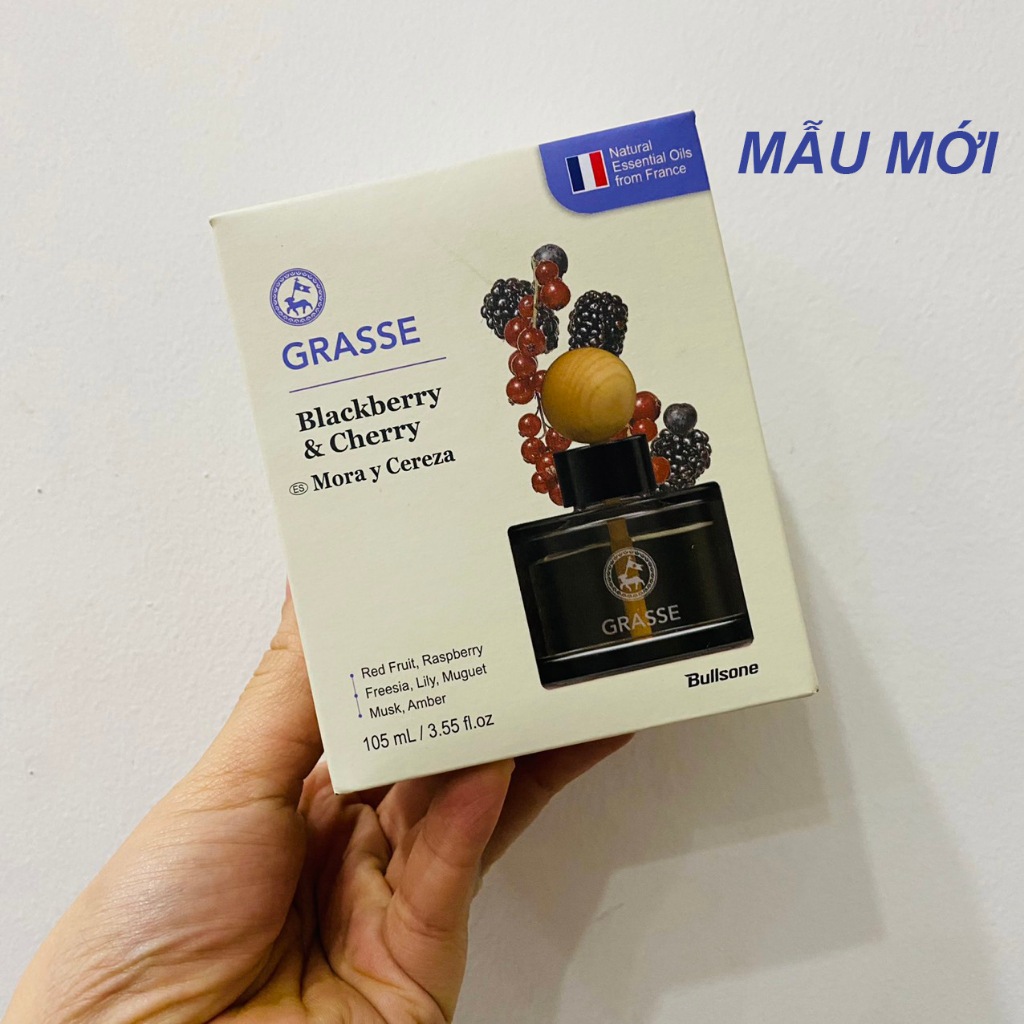 Nước hoa ô tô Grasse hương Blackberry & Cherry