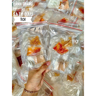 Bánh Tráng rìa phơi sương dầu tỏi satế food