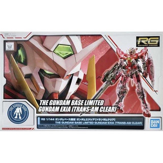 Mô Hình The Gundam Base Limited RG Exia [Trans-Am Clear]