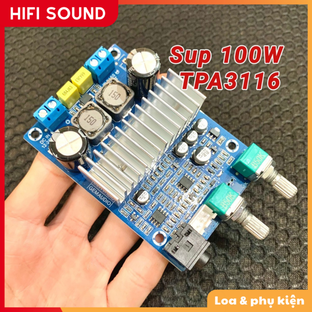 Mạch SUB Gemaudio Siêu trầm 100W TPA3116D