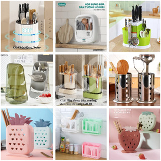 [5❤️][FREESHIP] KỆ, GIÁ, KHAY TREO TƯỜNG - HỘP, ỐNG ĐỂ BÀN ĐỰNG ĐŨA, MUỖNG, THÌA, DAO ĐA NĂNG [HCM]