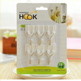 Vỉ 6 móc dính tường chắc chắn 1255 shop giá rẻ