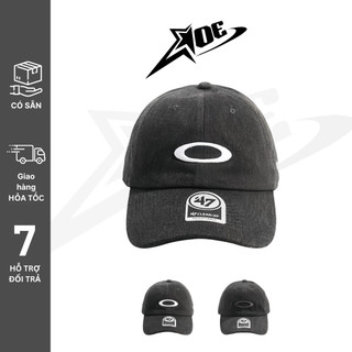 (Có sẵn) AOE STUDIO - Mũ lưỡi trai nam nữ Y2K chât liệu nón kết kaki thêu logo OAKLEY phong cách Hàn Quốc cá tính