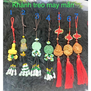 Dây treo may mắn treo gương cho xe ô tô