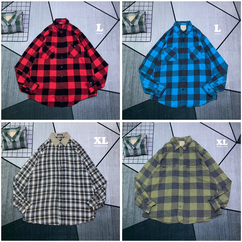[ MẪU MỚI ] SƠ MI FLANEL 2HAND (2)