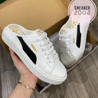 Sục puma nữ vạch đen SC full size nữ đế êm hót trend