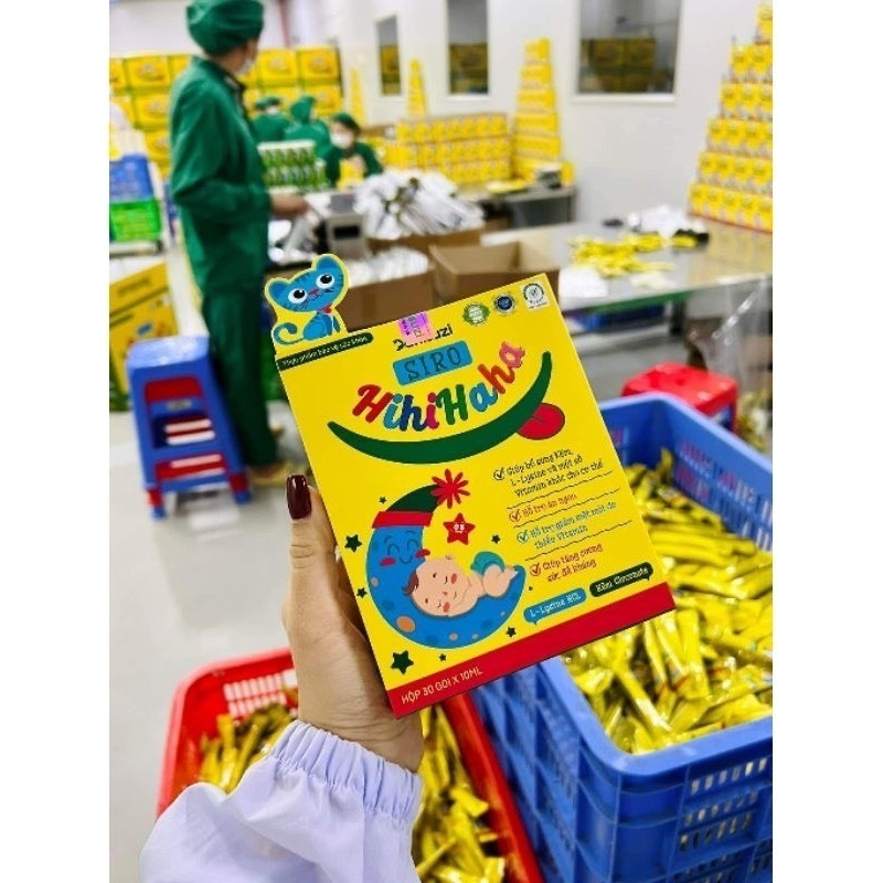 Siro Hihihaha Danisuzi Huyền Phi Hộp 30 Gói - Giúp Bé Ăn Ngon Hấp Thụ Tốt Tăng Cường Đề Kháng - Hàng Chính Hãng