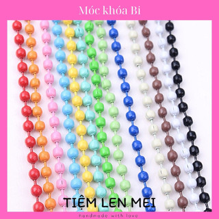 🌸 móc khóa chuỗi bi - dài 10cm - phụ kiện móc khóa - nhiều màu 🌸