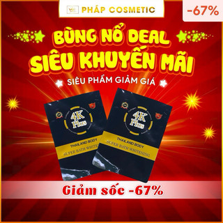 Tắm trắng 4k plus đen dạng gói 130g