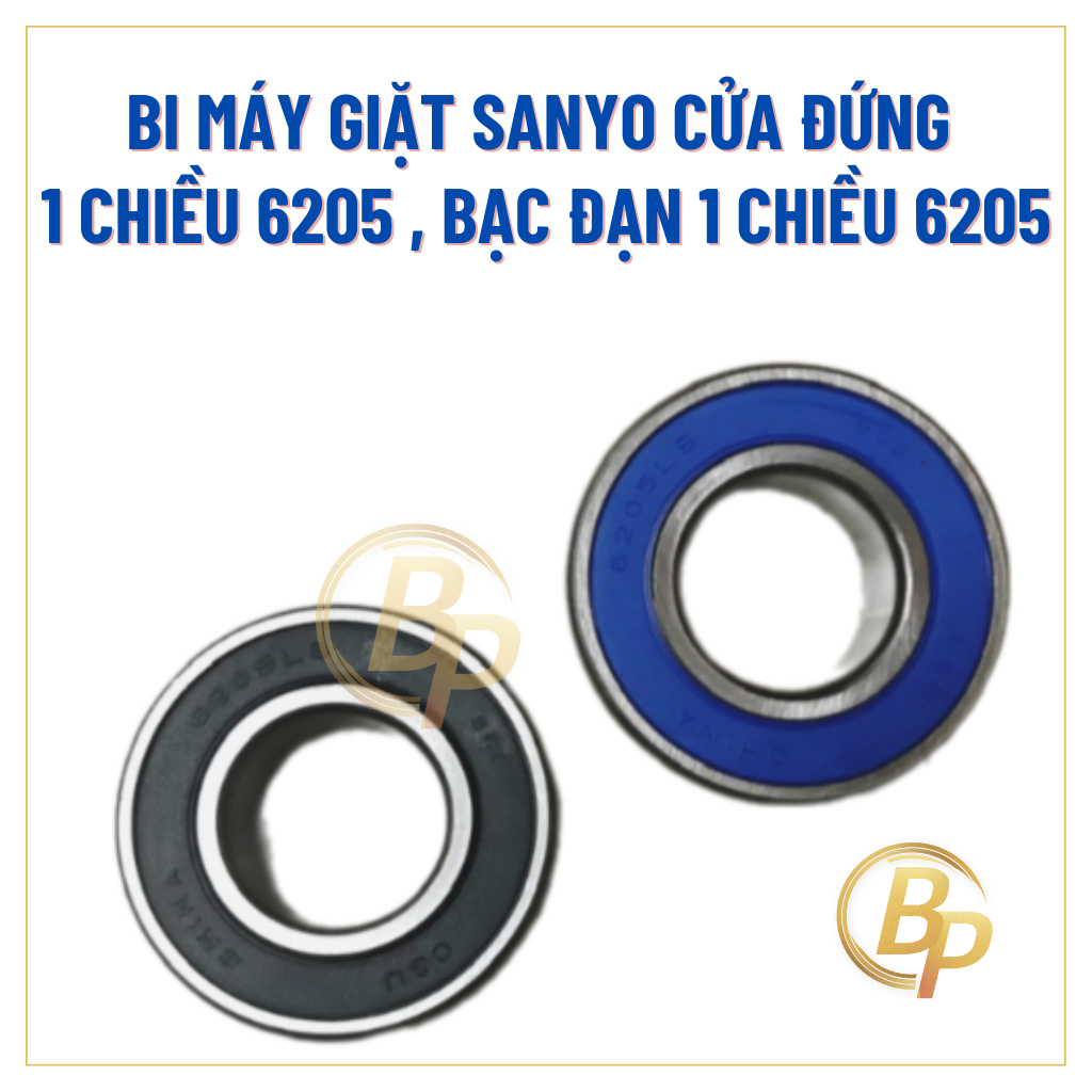 Bi máy giặt Sanyo cửa đứng 1 chiều 6205 , Bạc đạn 1 chiều 6205