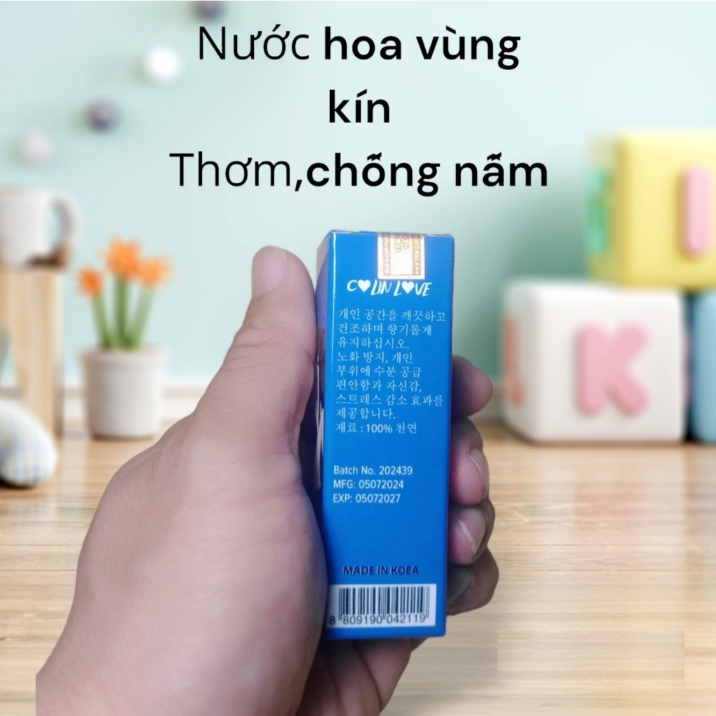 Nước hoa vùng kín COLIN LOVE quyễn rũ thơm lâu , khử mùi cơ thể - Em xịt anh thương