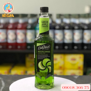 SYRUP DAVINCI TÁO XANH - GREEN APPLE DAVINCI GOURMET SYRUP