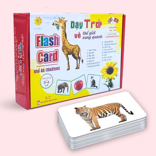 Flashcard Cho Bé - Bộ Thẻ Học Thông Minh Glenn Doman Thế Giới Xung Quanh Giáo Dục Sớm Cho Bé