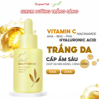 Serum dưỡng trắng sáng, mờ thâm nám, ngăn ngừa mụn AHA, BHA, PHA, Vitamin C, Niacinamide GUO 30ml