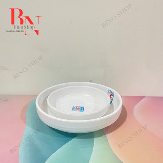 Dĩa Nhựa Gân Sâu Horeca Melamine