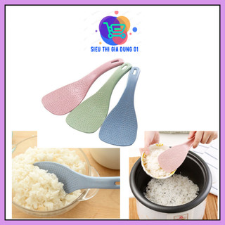 Vá thìa múc cơm nhựa lúa mạch chống dính, Môi xới cơm