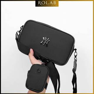 Túi Đeo Chéo MLB NY Nam Nữ Vải Da Simili Chống Nước, Túi Đeo Chéo Mini Hàng Full Tag Mag Bao Bì_ROLAB TX03