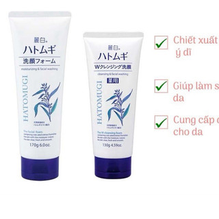 Sữa rửa mặt ý dĩ hatimugi 130g/ 170g