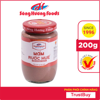 Mắm Ruốc Huế Sông Hương Foods Hũ 200g - Nấu bún bò , chấm xoài , chấm thịt luộc , kho thịt