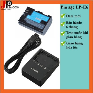 PIN SẠC CHO MÁY ẢNH CANON LP-E6  - HÀNG NHẬP KHẨU