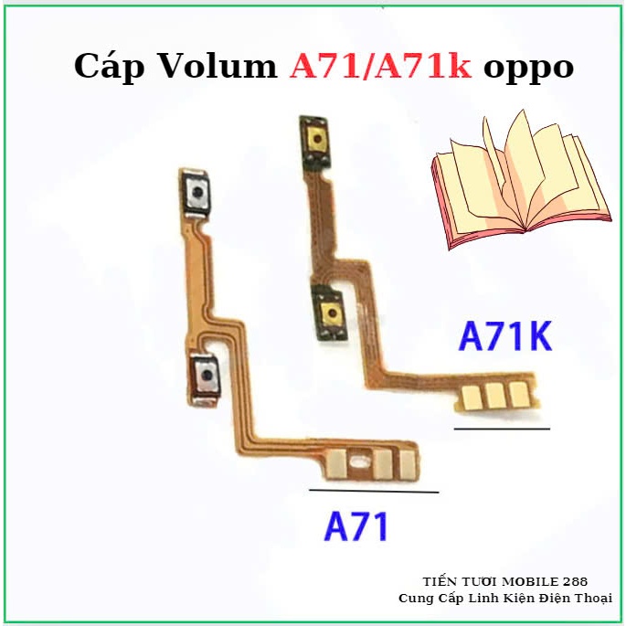 Cáp Volum  oppo A71,thay thế