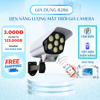 Đèn Năng Lượng Mặt Trời Giả Camera Giám Sát Chống Trộm Mới