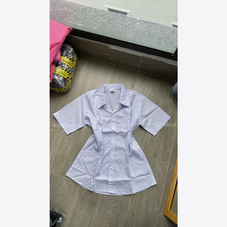 [sm1] Sơ Mi Trắng Xanh Form Nhỏ
