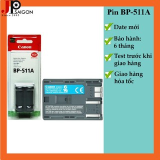 1 pin thay thế pin máy ảnh canon bp-511a, dung lượng cao