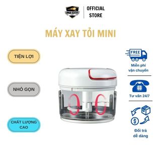 Máy xay tỏi mini cầm tay - May xay tỏi hành ớt cầm tay tiện lợi, dụng cụ xay tỏi ớt bằng tay