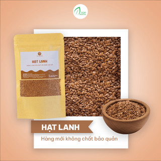 Hạt Lanh Nâu Canada Hữu Cơ Không Biến Đổi Gen 500g