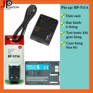PIN SẠC CHO CANON THAY THẾ CHO PIN BP-511A