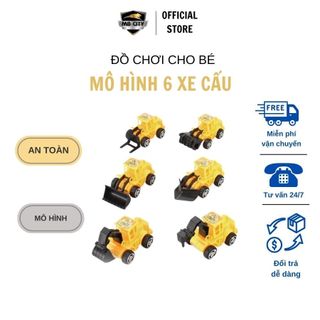 Đồ chơi xe Mô hình cẩu 2 món cho bé