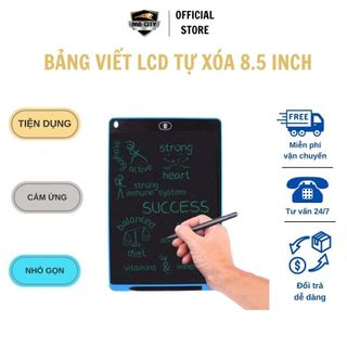 Bảng viết thông minh LCD tự xóa 8.5 inch cho bé tập vẽ, viết ( sáng tạo)