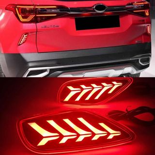 Đèn Led Gầm Sau xe KIA SELTOS 2020-2021, tích hợp xi nhan báo rẽ