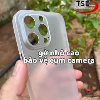 Combo 2 Ốp Lưng Trong Nhám Unibody iPhone 13 Pro Max Siêu Mỏng