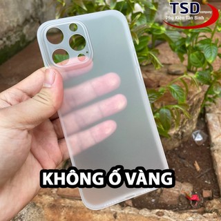 Combo 2 Ốp Lưng Trong Nhám Unibody iPhone 13 Pro Max Siêu Mỏng