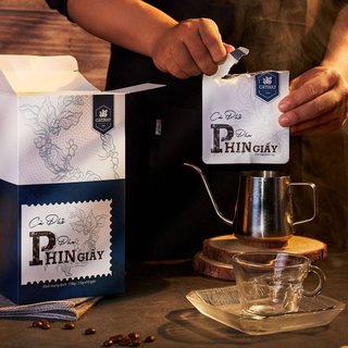Cà Phê Phin Giấy ĐAN NGỌC, Cà Phê Đậm Vị Thơm Ngon, Tiện Lợi Pha Tại Nhà, Phù Hợp Dân Văn Phòng, Làm Quà Tặng Người Thân