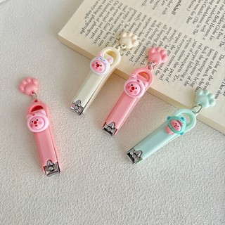 Bấm Móng Tay Nail Clipper Kèm Charm Chân Loopy Mèo Vịt Cute