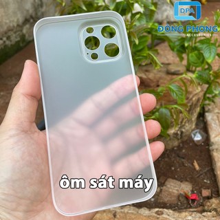 Combo 2 Ốp Lưng Trong Nhám Unibody iPhone 13 Pro Max Siêu Mỏng