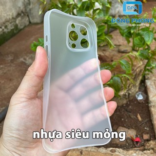 Combo 2 Ốp Lưng Trong Nhám Unibody iPhone 13 Pro Max Siêu Mỏng