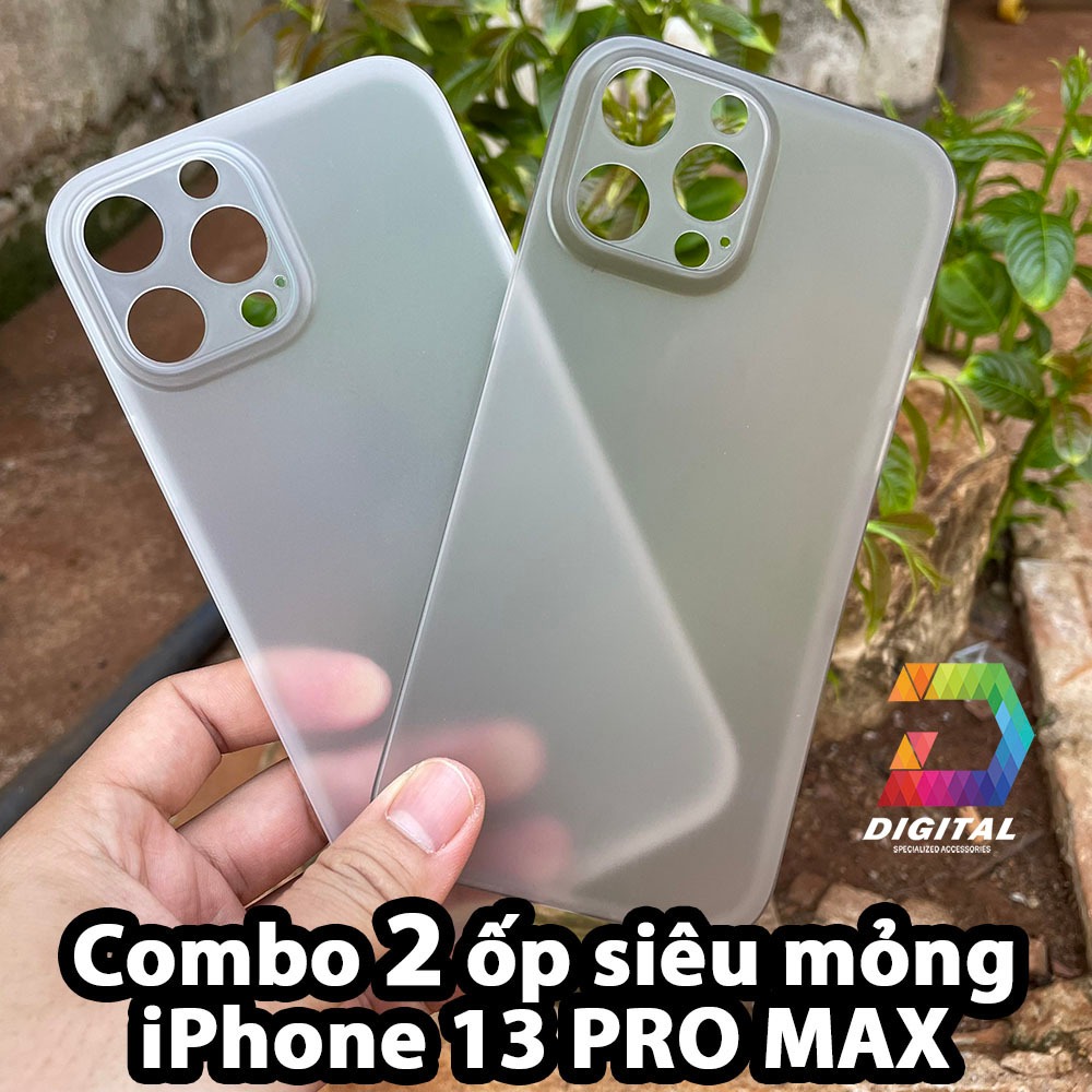 Combo 2 Ốp Lưng iPhone 13 Pro Max Siêu Mỏng