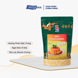  Bột Pudding Sumi 1KG  Bột làm topping trà sữa thơm ngon tiện lợi mềm mịn tiết kiệm  